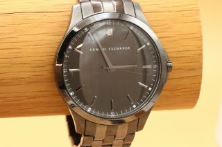 Mens Armani Exchange Diamond Accent Ax2169 Stainless Steel Watch Crystal