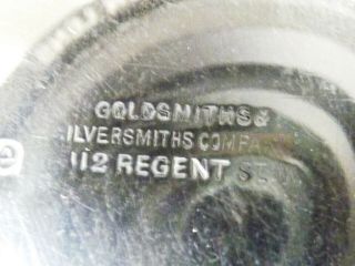 LARGE ANTIQUE 1900 GOLDSMITHS & SILVERSMITHS SOLID SILVER MATCHBOX HOLDER 5