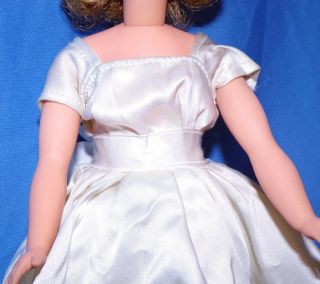 Vintage Barbie Tammy Tressy Lilli Stunning Satin Lace Wedding Gown Dress Slip 2