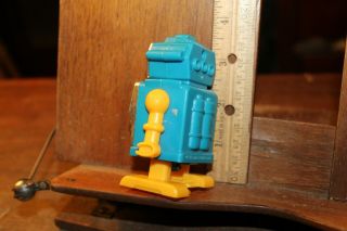 Vintage Nomura Windup Space Robot Antique Toy Blue Yellow T.  N 3