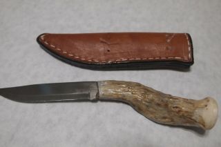 Brusletto,  made in Norway 100 AR 1896 - 1996 fixed blade knife and sheath 2