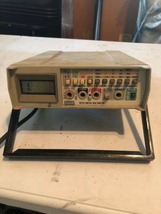 Fluke 8012a Bench - Top Digital Multimeter With Power Supply No Probes.