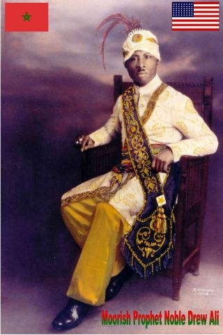 Prophet Noble Drew Ali Poster,  Moorish Science Temple Of America Poster