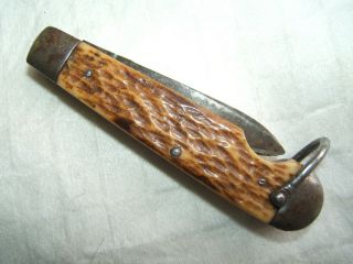 camillus cutlery co.  ny york folding pocket jackknife jack knife antique old 2