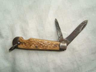 camillus cutlery co.  ny york folding pocket jackknife jack knife antique old 4