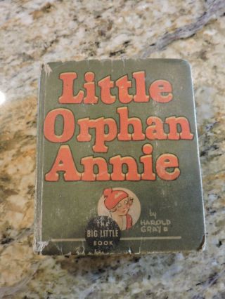 Antique Big Little Book Little Orphan Annie And Punjab The Wizard