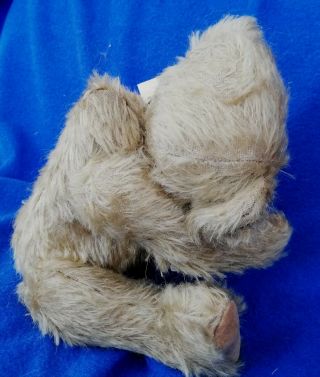 CHUBBY CUBS ARTIST SIGNED VINTAGE design MOHAIR JOINTED TEDDY BEAR 11 INCH 5