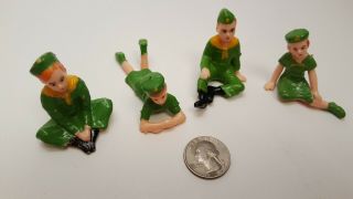 Vintage Girl Scout & Boy Scout Cake Toppers - Hong Kong - Plastic - 1950s - 1960s 5
