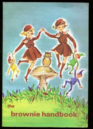 Vintage 1965 Brownie Handbook - Girl Guides Of Canada - Scouting