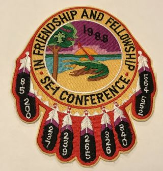 1988 Oa Conclave Jacket Patch Se - 1 Florida Mc8