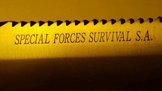 BIG VINTAGE 21 - 034 JAPAN SPECIAL FORCES SURVIVAL S.  A.  BOWIE KNIFE early 90 ' s era 4