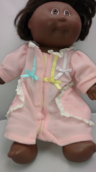 Vintage 1982 Cabbage Patch Kids Doll Black African American Baby Girl Brown Eyes 3