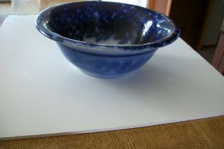 Antique Flow Blue Bowl - H.  C.  Edmiston - England
