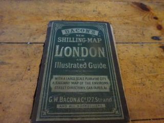 Antique Reynolds Victorian Map Of London