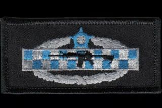 Chicago Police Dept.  Carbine Qualification Badge (cqb) Patch W/ Hook & Loop