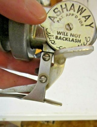Vintage ASHAWAY SLIP CAST Reel By OHIO TOOL Co. 4
