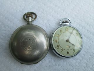 Vintage Pocket Watch E.  Ingraham Sentinel