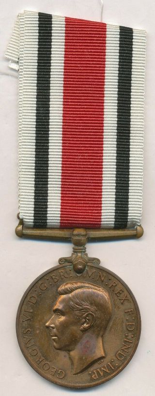 Great Britain - Special Constabulary Long Service Medal - George Vi Coin (xwk)