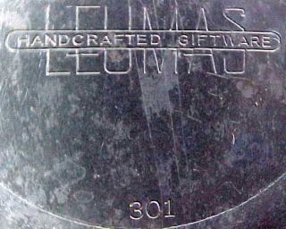 Vintage Set of 6 Hammered Aluminum Tumblers - 301 Leumas Brand - 30 4