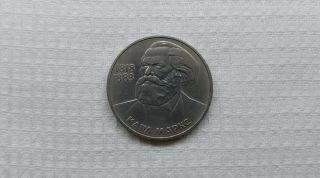 Vintage Coin 1 Ruble Rouble 1983 Karl Marx Ussr Soviet