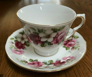 Queen Anne Bone China Matching Tea Cup And Saucer Made In England