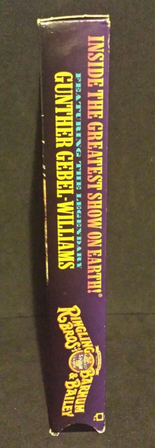 Ringling Bros and Barnum Bailey circus VHS 1995 The Greatest Show on Earth 2