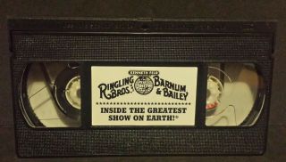 Ringling Bros and Barnum Bailey circus VHS 1995 The Greatest Show on Earth 5