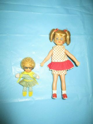 Vintage 1967 Mattel Buffy & Mrs.  Beasley Doll Family Affair Tv Show Barbie Tutti