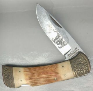 Vintage Parker - Imai Surgical Steel Japan K - 539 1 Blade Pocket Knife Lock Back