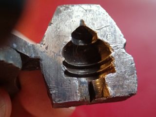 Antique 1800 - S Large Bullet Mold Press Scandinavia Finland / Sweden