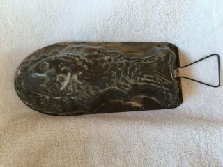 Old Antique Vintage Tin Fish Mold