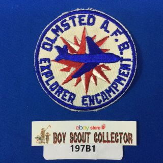 Boy Scout Olmsted Air Force Base Explorer Encampment Patch