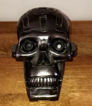 Rare Skull Display Terminator Head Robot Surgery Unusual Horror Veronese -