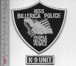 K - 9 Police Massachusetts Billerica Police Department Canine Unit Officer & Dog G