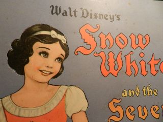 Snow White & 7 Seven Dwarfs Paper Dolls Walt Disney Nr Mt