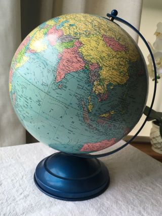 Globemaster 10” Diameter World Globe Vintage