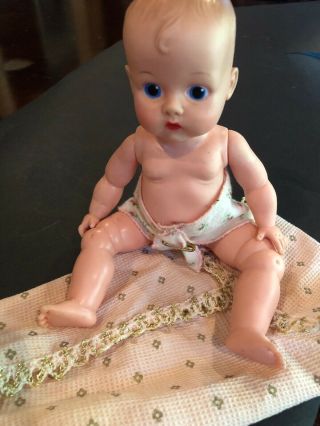 Vintage Vogue Ginnette Doll Painted Eye 1950’s 8 In