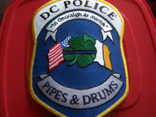 Washington Dc Police Pipes & Drums Patch