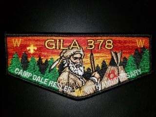 Oa Gila 378 & Yucca - 2008 Camp Dale Resler 60th Anniversary Flap - Csp Set