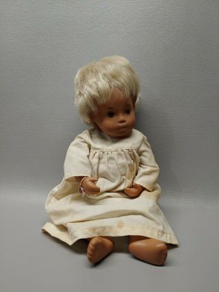 Vintage Sasha Baby Boy Doll Blonde Hair W/ Wrist Tag 11 " Sexed