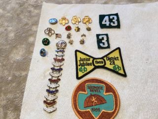 Vintage Girl Scouts Pins And Patches