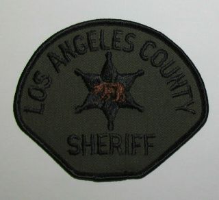 California State Los Angeles County Sheriff Regulation Subdued Swat Police Patch