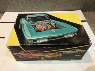 Amt 1967 Corvette Box Just Box Kit T238 Circa 1967