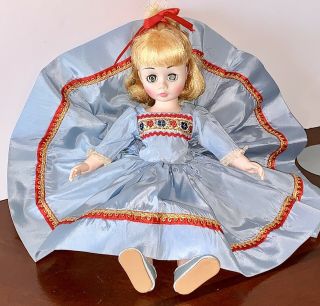 1976 Madame Alexander 12” Doll In Tagged Ma Dress - Unknown Identity