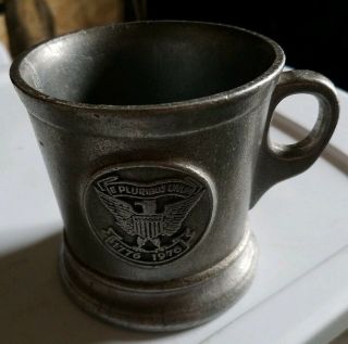 Vintage Wilton Rwp Pewter Mug/bicentennial 1776 1976 " E Pluribus Unum "