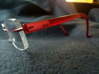 Silhouette Eyeglasses Frames 7608 40 6054 Burgundy Rimless Austria Perfectw/case
