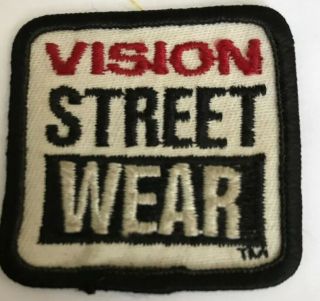 Vintage Vision Street Wear Patch Skateboard Sk8 80’s