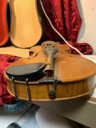 Antique Stradivarius Cremonensis Violin made in Germany w/Antique GSB Case 6