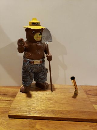 Rare Collectible Smokey The Bear Desk Pen Holder 9 "
