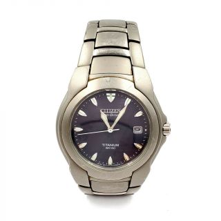 Citizen Eco - Drive E111 - K006350 Titanium Watch Resized To Fit 6.  5 " Wrist